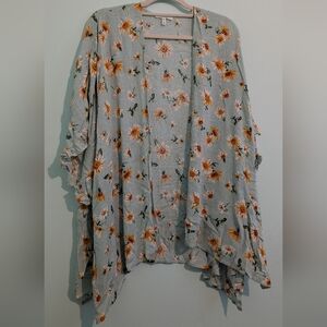 Maurices Floral Print Kimono